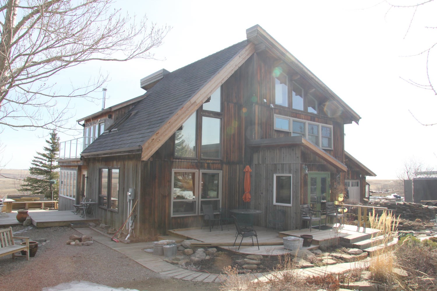 fibre cement siding - bearspaw -before