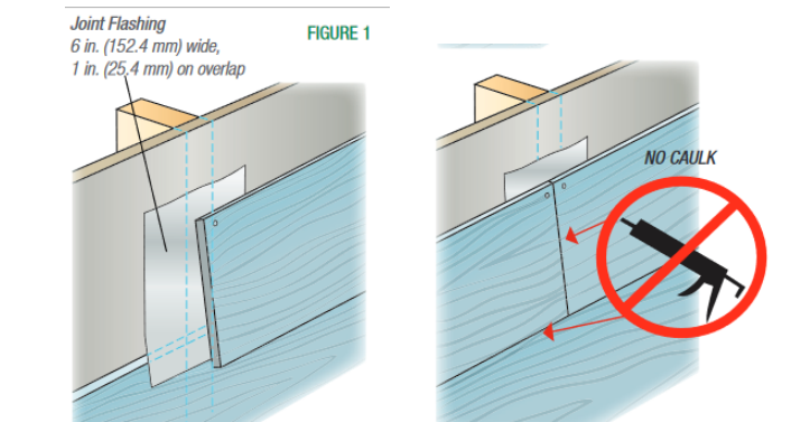 butt joint flashing